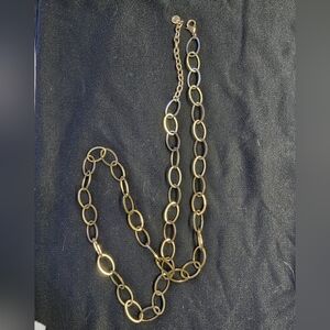 R.J.  Graziano status Chain link necklace 35 In. with 3 Inch extender